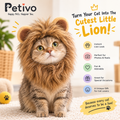 🦁 Petivo Lion Mane Costume for Cats