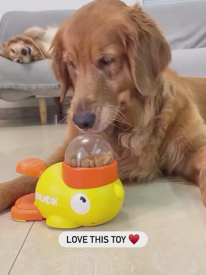 Interactive Dog Puzzle Feeder & Treat Dispenser | Slow Feeder IQ Toy for Mental Stimulation | Anti-Gulping Food Puzzle for Dogs
